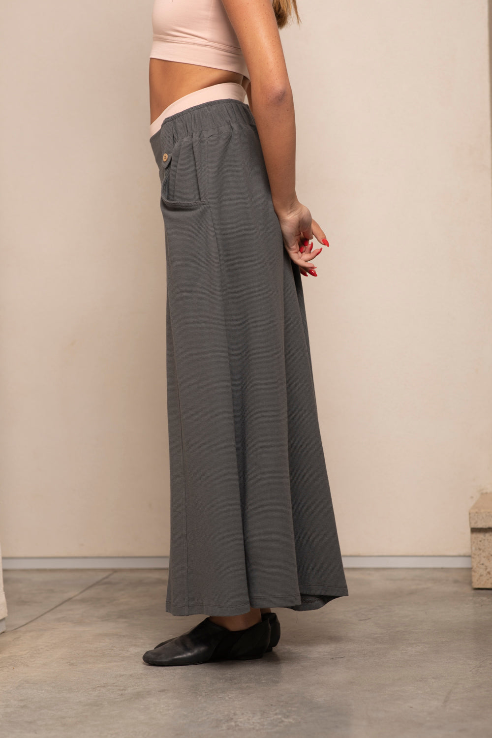 חצאית של תקווה | אפור עכבר