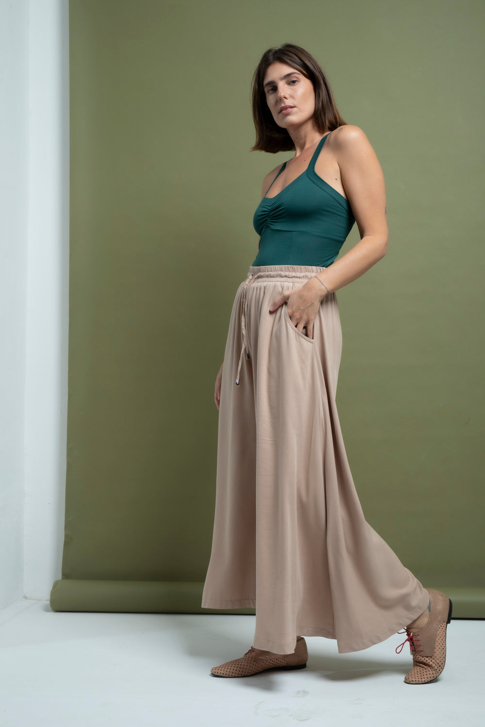 בגד גוף פרינסס | ירוק עמוק