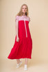 שמלת פיקניק | אדומה